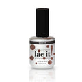 Vernis gel UV LED caramel chaud perlé avec micro-paillettes orange professionnel – Earth | Lac It! En Vogue