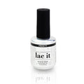 Vernis gel UV LED transparent pailleté argent professionnel – Frosty | Lac It! En Vogue