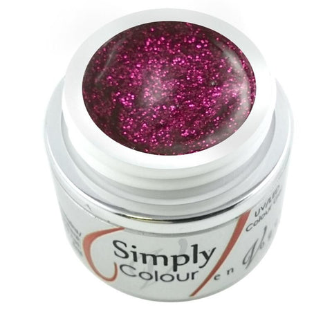 Gel Simply Colour Glitter Cherry Glitz