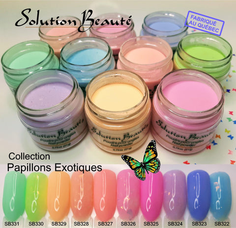 Poudres Solution Beauté Collection Papillons Exotiques - Format Régulier